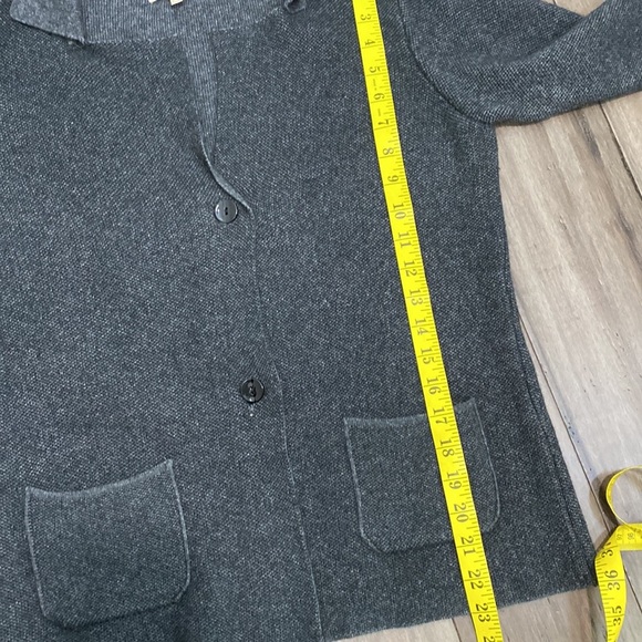 Benedetta B made in Italy‎ cardigan sweater wool cashmere gray - Picture 8 of 8